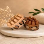 Savon de Massage Purifiant – Cannelle, Argile Brune & Karité (100g)